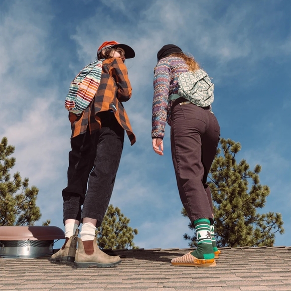 Kavu Multicolor Striped Backpack - Picture 6 of 7